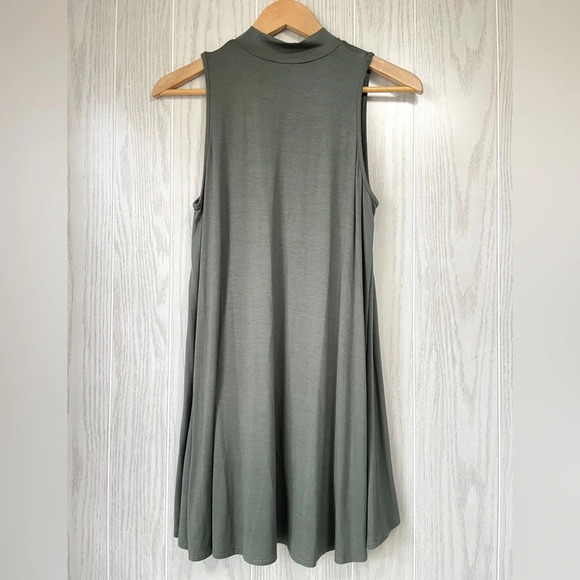 Soprano Olive Green Sleeveless High Low Tunic Size S NWT - Picture 5 of 5